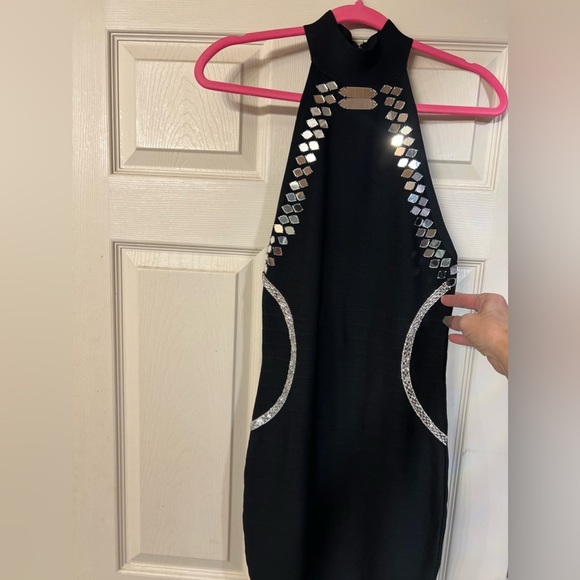 🖤🖤EUC-MARCIANO FOR GUESS GORGEOUS COCKTAIL DRESS WITH EMBELLISHMENTS SZ M🖤🖤 - Picture 12 of 13